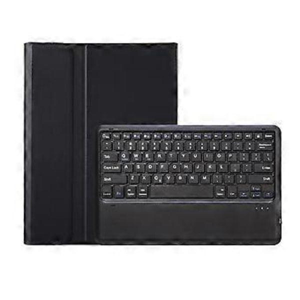 Keyboard Læder Tablet Etui Til Huawei MatePad Pro 12.2 (Sort Hvid)