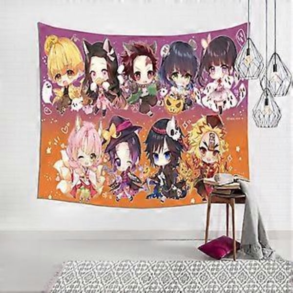 Anime Demon Poster - Anime Väggbonad - Anime Poster Dekoration - Anime Väggbonad Rullande Rulle, Kan Användas Som Dekoration för Födelsedagsfest Väggbonad 60x80 Tum