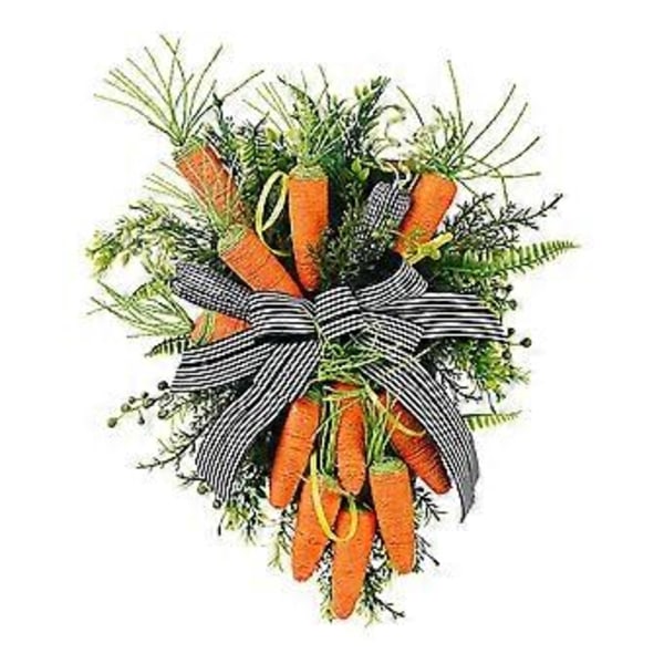 Påskkrans Morot Vår Konstgjord Äggkrans Ytterdörr Hängande Ornament