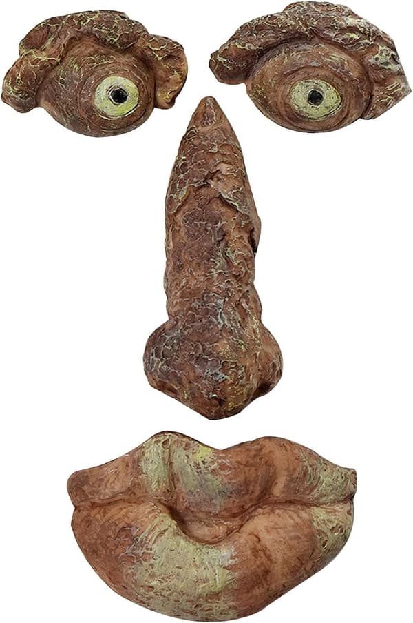 Trefjesdekorasjon, trefjes gammel mann, hagedekorasjon, hage