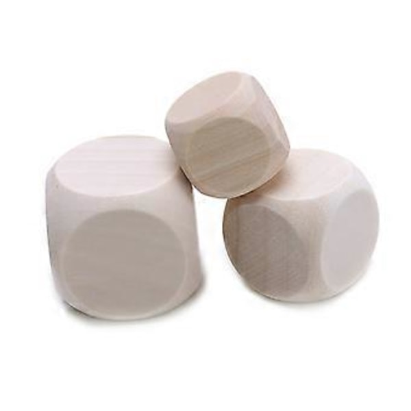 Pinoamispalikat Pulmapeli Nopat Lelut, Luonnolliset Viimeistelemättömät Taideaskartelut DIY Palikka (25mm)