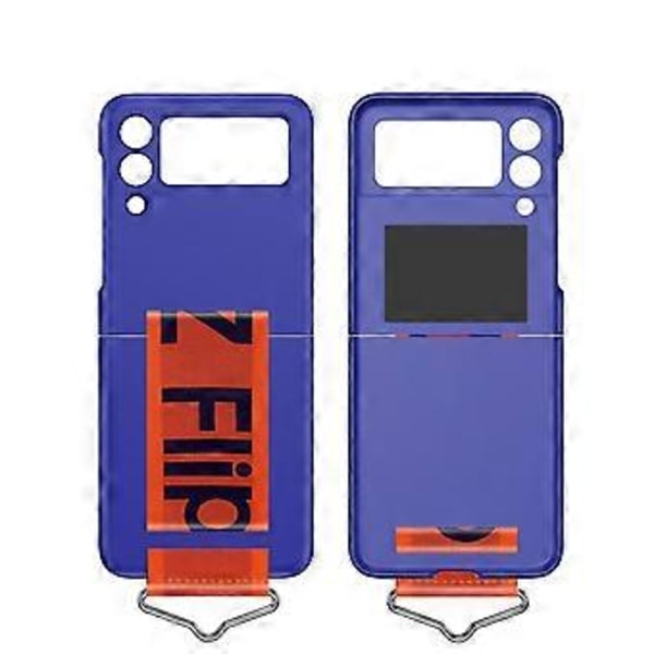 Skal Kompatibelt Med Samsung Galaxy Z Flip 3, Stötsäkert PC-skydd Med Rem