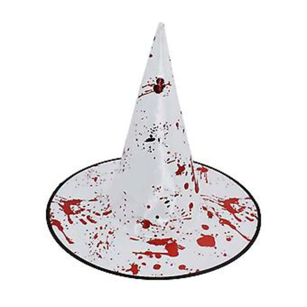 Veren tahrainen noitakorkki, velhokorkki, Halloween-kauhujuhlan koriste (Musta)