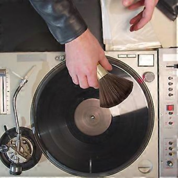 LP Rengöringsborste Vinylskivor Rengörare Skivspelare CD Album Kassett Rengöringsborste