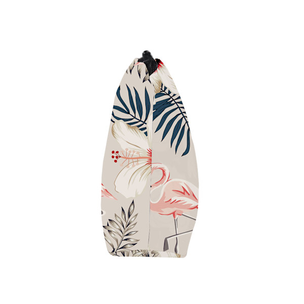 Blå drøm Kosmetisk taske med lynlås (Flamingo Beige)