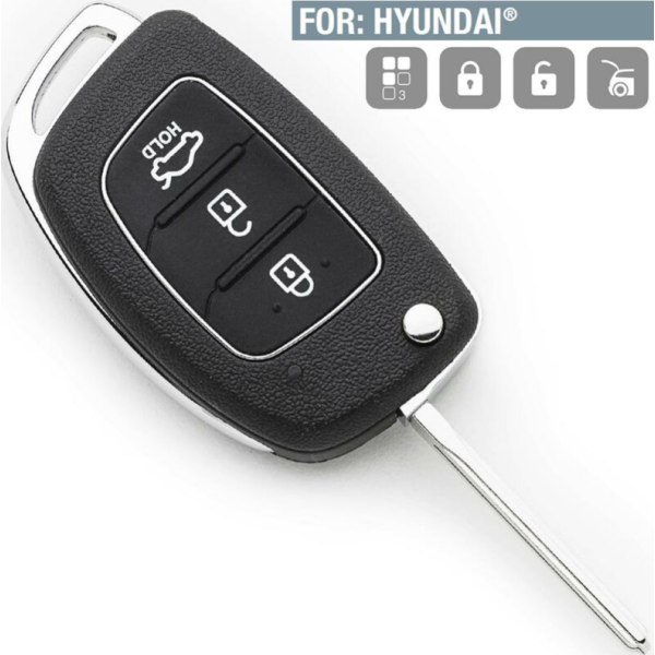 1 st med toy20 För Hyundai 3 Key elantra solarisi ix35 Foldin