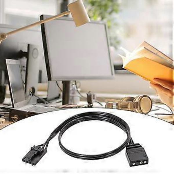 PC-valaistuksen synkronointikaapeli 4-nastainen - 3-nastainen adapteri useille ARGB-hallintamuuntimille tavalliseen 5V3Pin ARGB-tuulettimeen