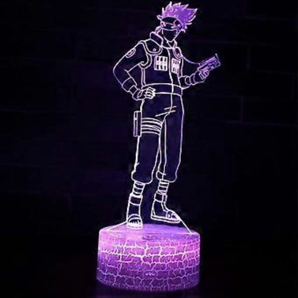 3D Natlys LED Illusion Bordlampe 7 Farveændringer USB Kabel Berøringsknap Julegave Fødselsdagsgave Legetøj til Børn