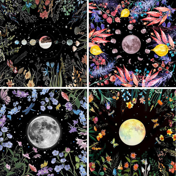 Tarot-duksduk, metafysisk matte, brettspill, pendelspådom, duk, spillkort, matte, tarot