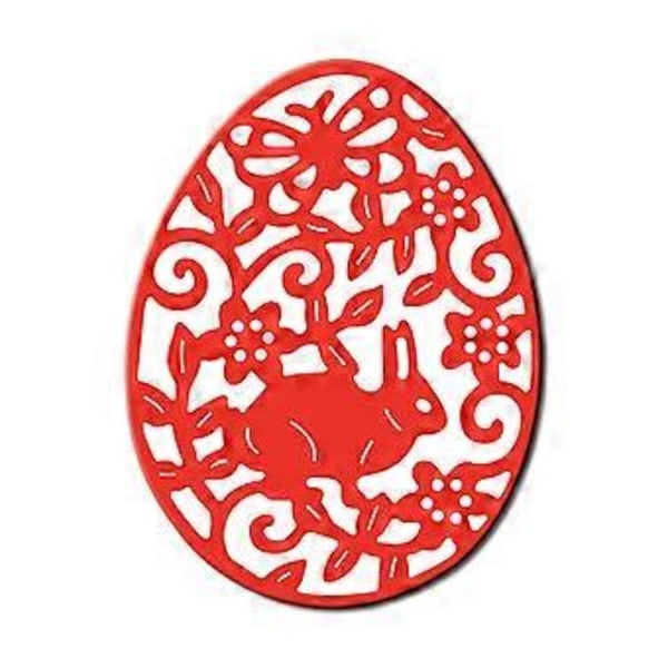Påskehare Æg Metal Skæreforme Stencil DIY Scrapbooking Album Papir Kort Skabelon Form Prægning Håndværk