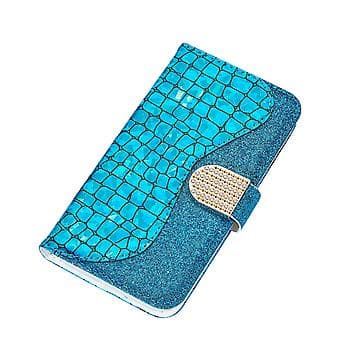 Nahkainen kotelo Xiaomi Redmi Note 10 Pro:lle (Sininen)