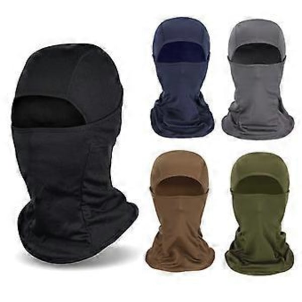 Motorcykelmössa Huvudbonad Cykel Balaclava Tunn Mössa Huvudbonad Hållbar Hög kvalitet Cykelmask (Svart kamouflage)