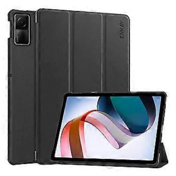 ENKAY Läder Stativfodral För Redmi Pad SE 11.0 (Svart)