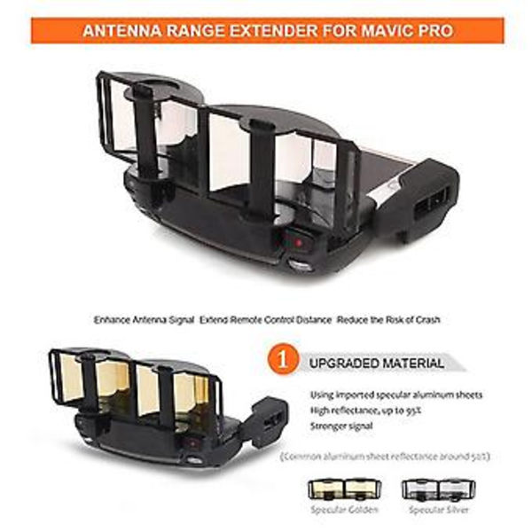Mini/2/air/spark -mallin kantamanlaajennin signaalin vahvistin 5.8ghz kaukosäätimelle monitoiminen kätevä
