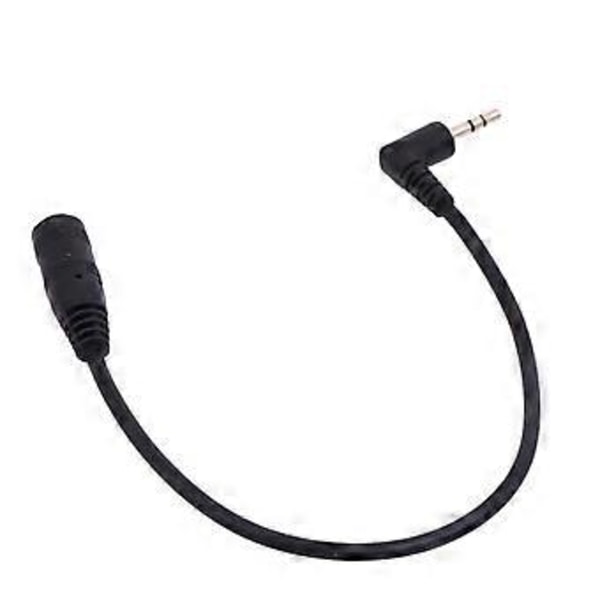 2,5 mm Han til 3,5 mm Hun Aux Jack Audio Stereo Kabel Audio Stikadapter (Albu)