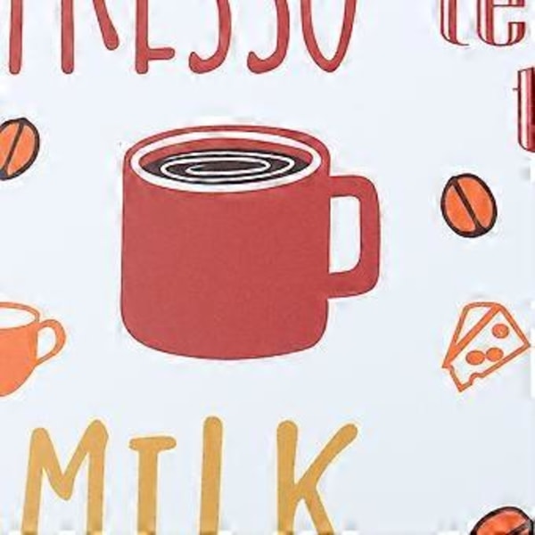 6 kpl Sarjakuvaprintti Vedenpitävä Ruokapöydän Matto Liukumaton Lämmöneristys Paikkamatto (Oranssi)