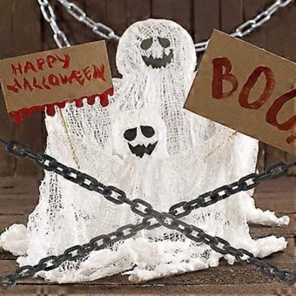 Muovinen Halloween-koristeketju Halloween-valeketju Halloween-juhlaketju Musta