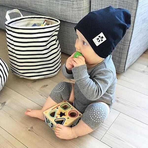 Babykryp-knäskydd, Unisex Spädbarnsknäskydd 5 par