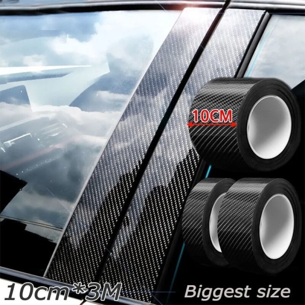 Nano Carbon Fiber Sticker for Side Mirror Paste Protective Strip