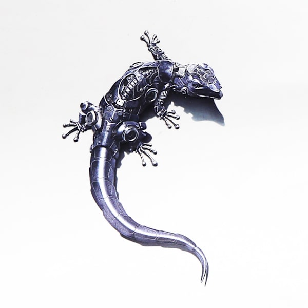3D Forum Gecko-formad bilklistermärke, ödla Gec