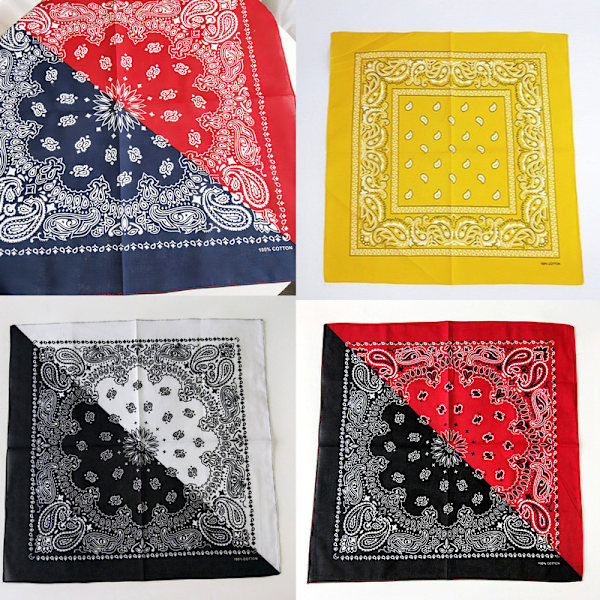 Multifunktionelt tørklæde, bandana (4 stk.)