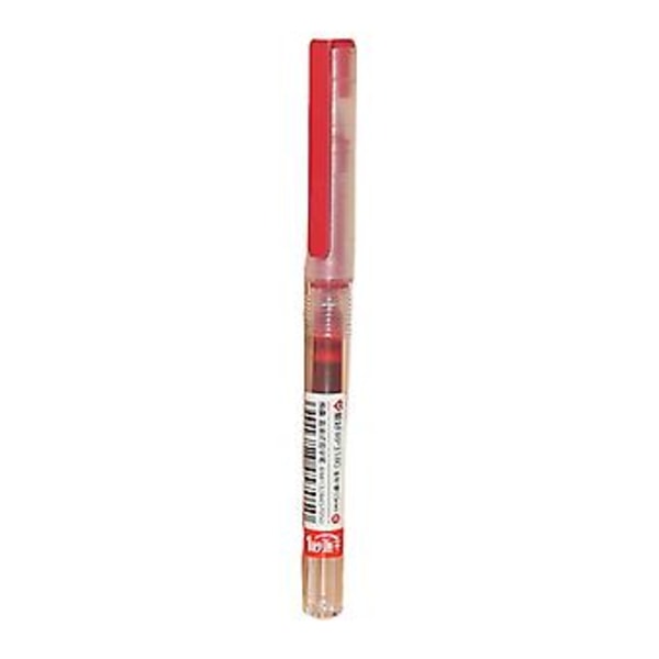 Gel Pen Tegne Kunst Markør Lige Flydende Rollerball Pen Rullepenne (Rød)