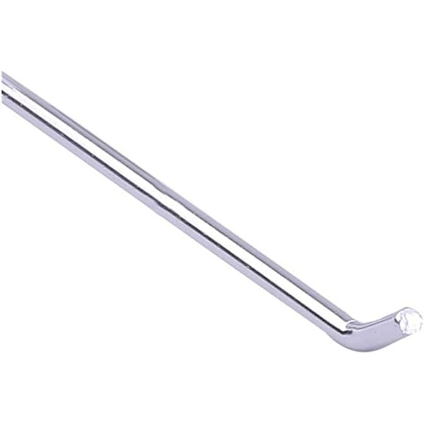25 stk. kroge vægdisplayholder rustfrit stål ophængningskrog til supermarked 15 cm