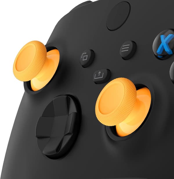 Gule-2stk-eXtremeRate erstatningsanalogspaker for Xbox Series