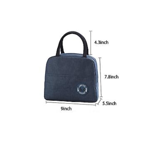 Lunchväska Tote Bag Lunchväska för Kvinnor Lunchbox Isolerad Lunchbehållare