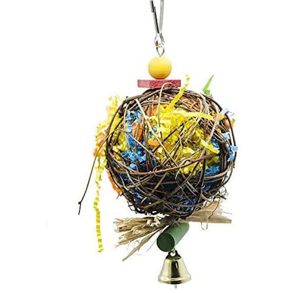 2 kappaletta luonnonlintujen pureskeluleluja Sepak Takraw paperi Forager Shr