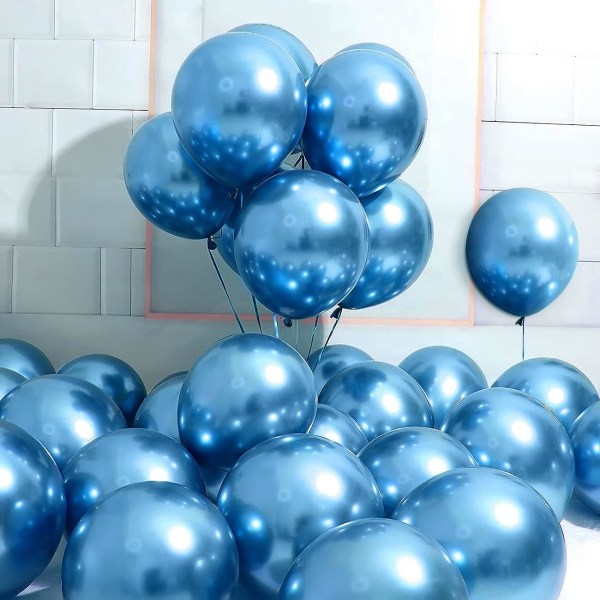 50 ballons ballon d'hélium chromé brillant ballons en latex épais