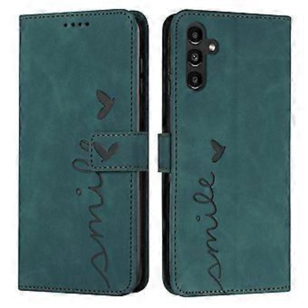Fodral med stativ för Samsung Galaxy A16 5G/A16 4G, PU-läder, präglad design (Stil C)