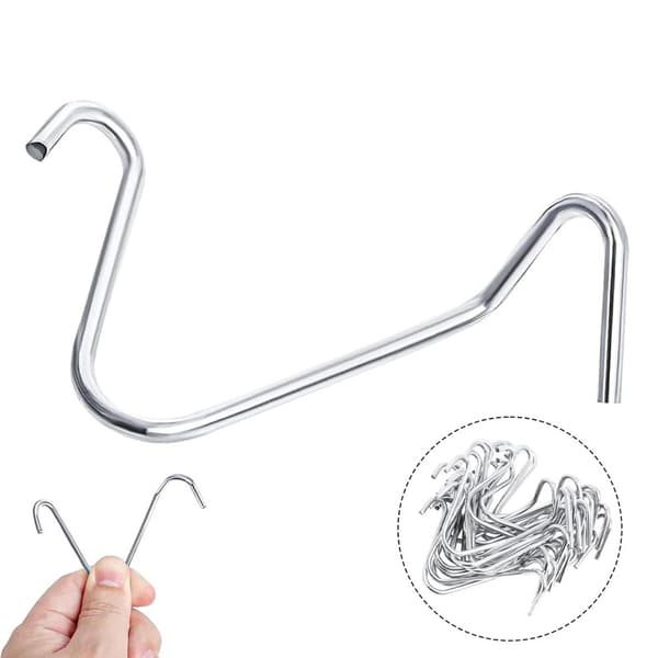 100-delars set med T-formade stängselklämmor, galvaniserade stålklämmor för att fästa stängseltråd