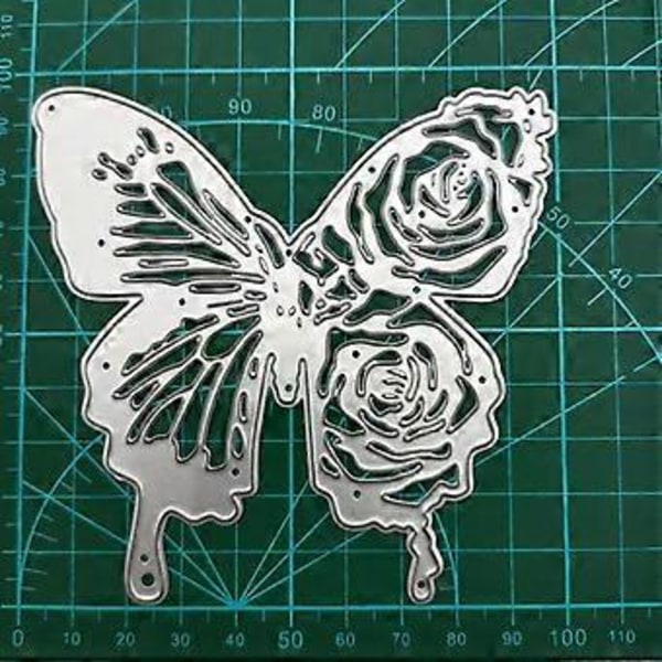 Stora stansar för fjärilsklippning Mall Scrapbooking DIY Album Stämpelpapper Kort för handgjorda gratulationskort Prägling D
