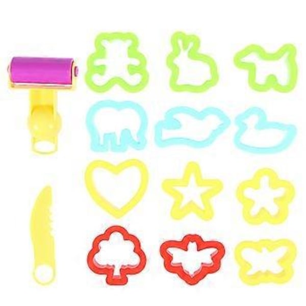 28 st Plastlera Konstform Barn DIY Modellera Form Plastleksaksform