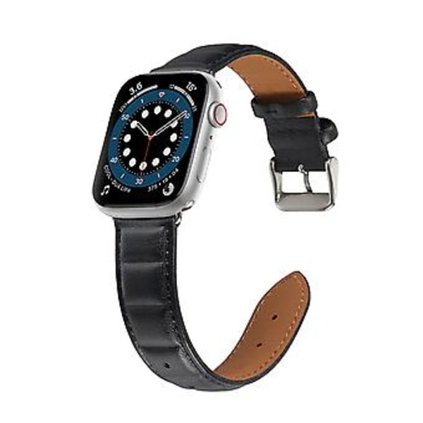 Rem til Apple Watch Ultra 49mm / Series 8&7 45mm / SE 2&6&SE&5&4 44mm / 3&2&1 42mm (Sort)