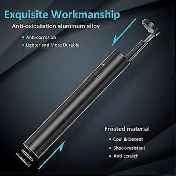 Selfie Stick Tripod, alt i én Bluetooth med trådløs fjernudløser