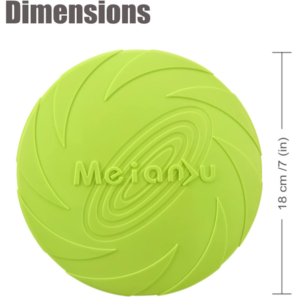 2-pack hundfrisbee, frisbees för hundar, frisbee leksak för hundar, frisbe