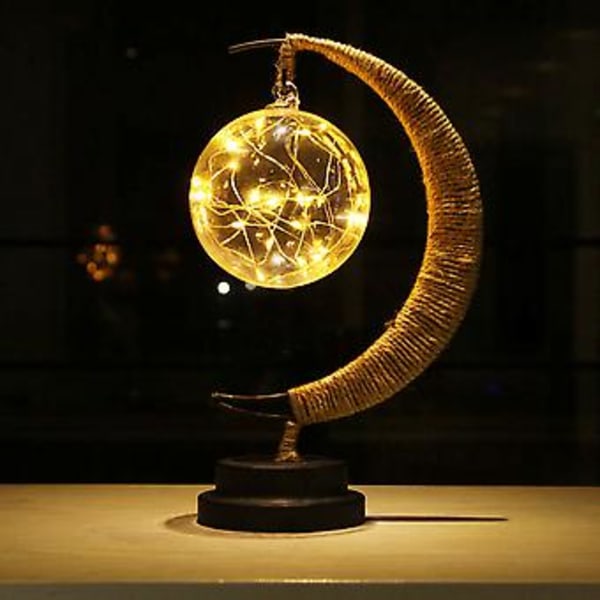 NY Enchanted Lunar Lamp Barnrum LED Rund Måne Nattlampa Rumsinredningskit( )