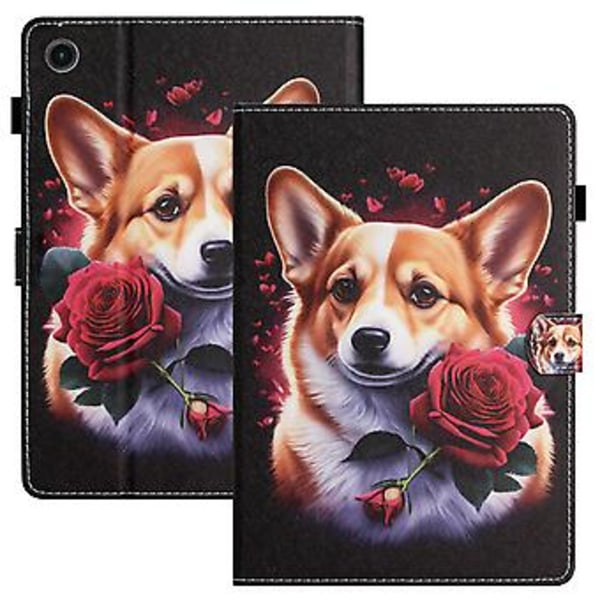 Sömnadsplattafodral för Samsung Galaxy Tab A9 (Corgi)