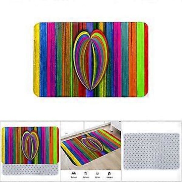Halkfri Golvmatta Dörrmatta Matta Kök Vardagsrum Sovrum Rug Dekor 50*80cm