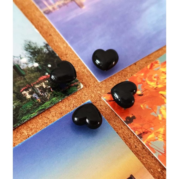 100 stk. Push Pins, Veggpush Pins, Plast- og Stålspiss Push Pins