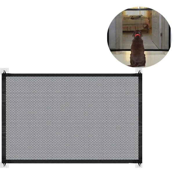 180X78cm Oviportti, Portaiden Turvaportti Rulla, Koiran Turvaportti