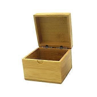 Klockboxhållare Bambu Klockorganisatör Förvaringslåda Smycken Armband Förvaringspresentask (Bambu Klockbox + Linnékudde)