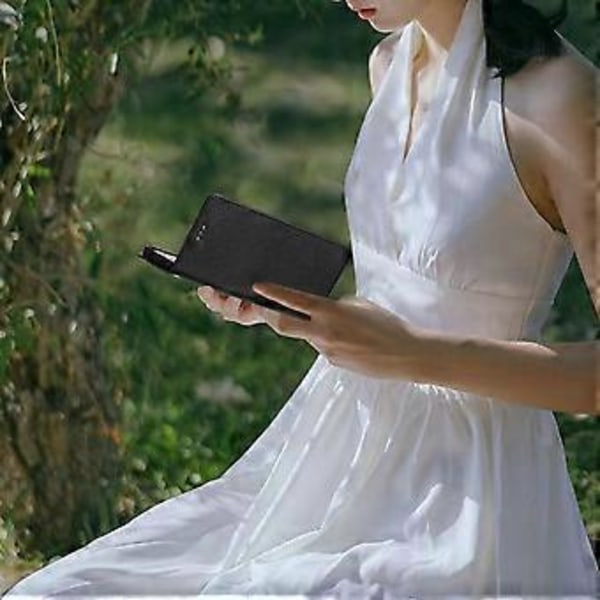 Telefon Cover til iPhone 14 Pro Silketekstur Flip Case PU Læder Wallet Stativ Skall med Håndledsrem (Style D)