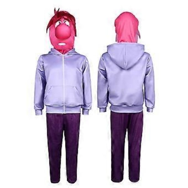 Insidan Ut 2 Cosplay Kostym Party Maskerad Jumpsuit Bodysuit Set för Män Kvinnor (180 Förlägenhet)