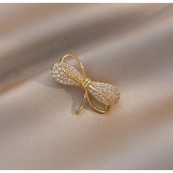 Söt Rosett Nål Brosch för Kvinnor Mode Personlighet Elegant Lyx