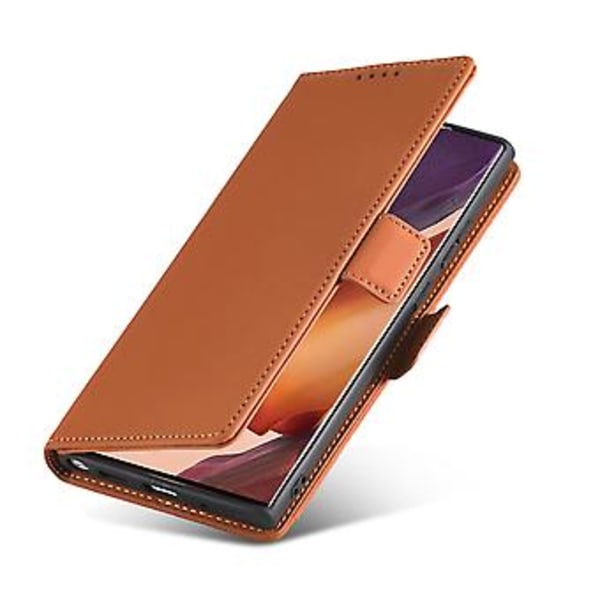 Läderfodral för Samsung Galaxy Note20 Ultra (Brun)