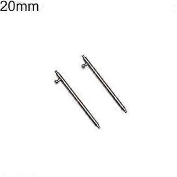 2 stk. 18/20/22 mm rustfrit stål Quick Release urrem fjederstangsstift (20 mm)