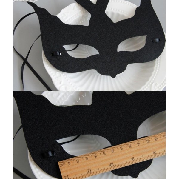 Maskeradmasker för kvinnor Karneval Dansfest Halv Ball Masker H